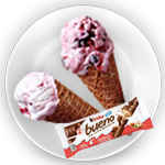 Kinder Bueno Ice Cream  1 Scoop 