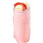 Banana & Strawberry Milkshake  Regular 