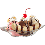 Banana Cupcake Sundae 