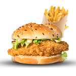 Halloumi Burger Meal 